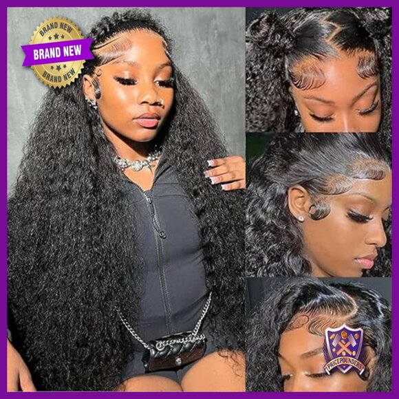 30 Inch Brazilian Human Hair Wig 13x6 HD Lace Front Glueless Deep Wave main image 5